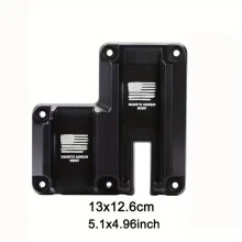 (Two-seat) Pistol Magnet Gun Mount Concealed Magnetic Holder For Magnetic Holster Car Wall