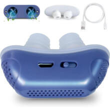 Anti-snoring devices, anti-snoring solution, adjustable and breathable, effective snoring prevention for men and women - Blue