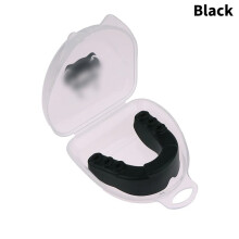 (Black) Sports Boxing Teeth Protection Teeth Cover Taekwondo Teeth Protection Teeth Cover