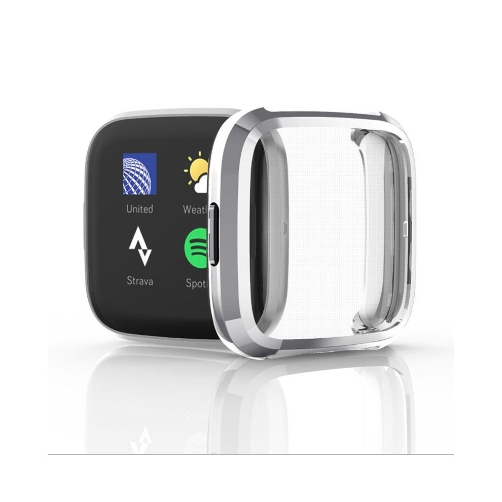 For Fitbit Versa 2 Watch Tpu Full Screen Protector Protective Frame Case Cover 110691566584