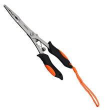(Black-Blue) 11.8in Stainless Steel Multifunctional Fishing Pliers | Durable Fishing Accessories
