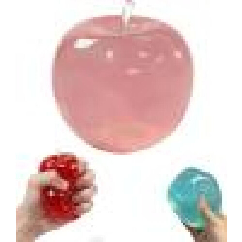 Παιχνίδι Apple Squishy με αργή ανύψωση, μπάλα σιλικόνης για άγχος, ημιδιαφανές, α