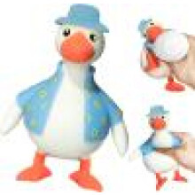 Kacsa Squishy Stresszoldó Játék Aranyos Állatos Szenzoros Fidget Squeeze Játék Puha TPR Squishy Gyerekeknek Felnőtteknek