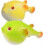 2 μπάλες Puffer Fish Squishy Stress, μαλακές, αισθητηριακές, νευρικές, σφίξιμο, παιχνίδια 1