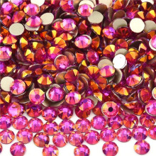 Magic Lt.Fuchsia Rose 2088 Rhinestones SS10-SS30 Non Hotfix Crystal Stones for DIY Jewelry C