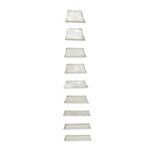 Accessoires pour Guitare Électrique, Touche Incrustée D'un Pot de Fleurs en Coquillage Blanc, Ensemble de 9 Pièces, Accessoires pour Instruments