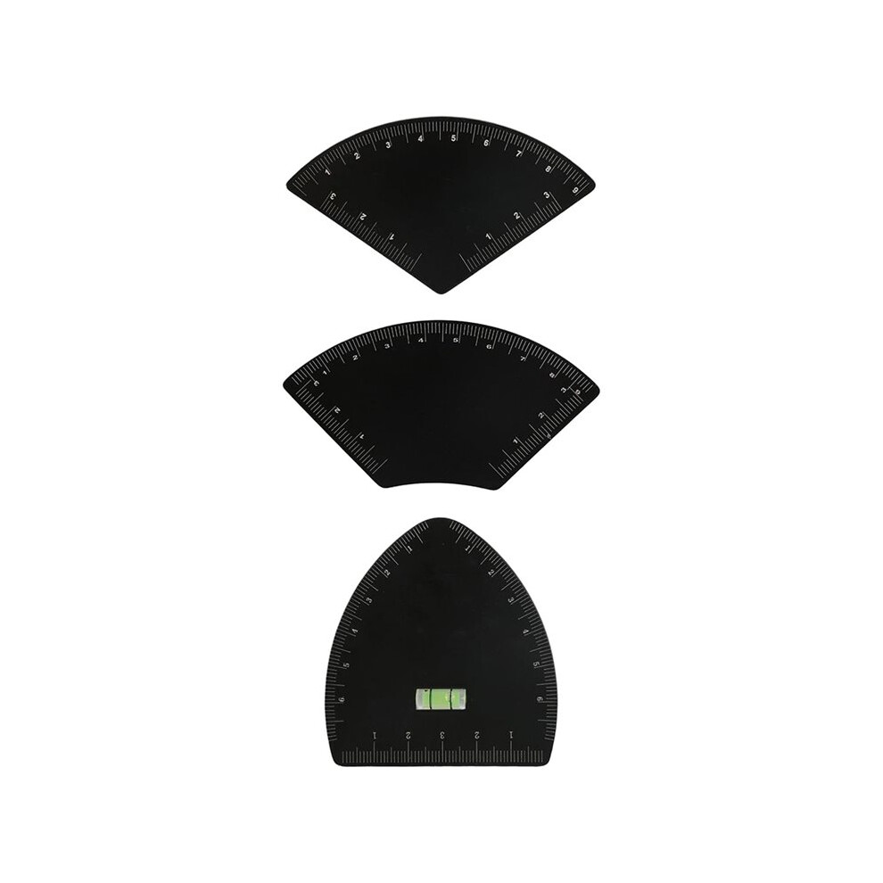 3pcs Eyebrow Stencils Kit for Perfect Brow Shaping Fast Drawing Eyebrow Design Ruler for Microblading