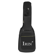 IRIN Estojo para Guitarra Elétrica, Bolsa Preta Impermeável em Tecido Oxford, Acessórios para Guitarra, Mochila para Armazenamento de Instrumentos
