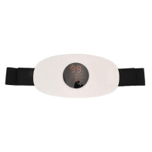 Belly Heating Pad Machine, Belly Massage Heating Pad, White for Abdomen
