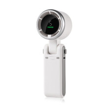 Portable Handheld Turbo Fan - High-Speed 4000mAh Rechargeable Fan for Travel, Holiday Gifts White