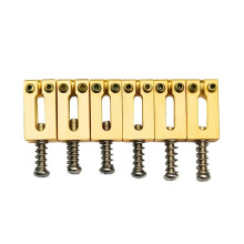 Lot de 6 Chevalets Vibrato pour Guitare Électrique, 10,8 mm, avec Sillet à Rouleaux en Laiton - Accessoires pour Guitare