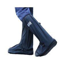 Waterproof Non-Slip Rain Boot Shoe Covers/Overshoes with Reflector&Zipper Foldable for Cycling Snow Rainy Season XL