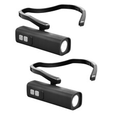 LED Rechargeable Ear-Worn Headlamp with Motion Sensor for Outdoor Activities