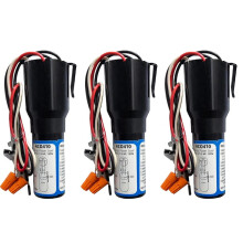 1set/3pcs for RCO410 Compressor Hard Start Capacitor Kit for Refrigerators & Freezers 1/4-1/3 for 115VAC