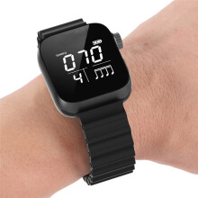 Vibrating Metronome Watch, Wearable Tempo Trainer for Guitar, Violin, Piano, Drums and Workout with App Support