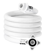 Wasmachine-Inlaatslang, Scheurbestendige Waterinlaatleiding voor Wasmachine, Wasmachineleiding met Koppelingen, Waterinlaatleiding