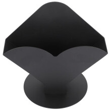 Black Matte Stainless Steel Upright Napkin Holder Tissue Rack Household Table Organizer Wear-Resistant Napkin Dispenser