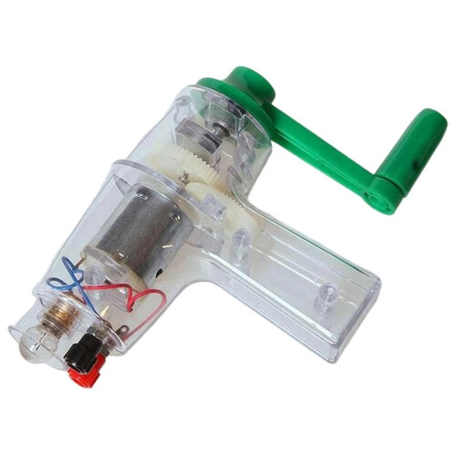 Hand-Cranked Generator Model for Electromagnetic Physics Teaching in Primary Schools