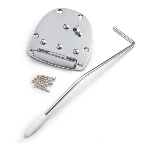 Svajerbrygga för Elgitarr med Whammy Bar, Silverfinish