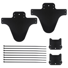 Mountain Bike Mud Guard Set for 26", 27.5", 29" Wheels with Adjustable Fit and Light Design