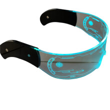LED Light Glasses Glasses Technology Futuristic Glow Party Costume Sunglasses Nightclub DJ Dance Party Decor