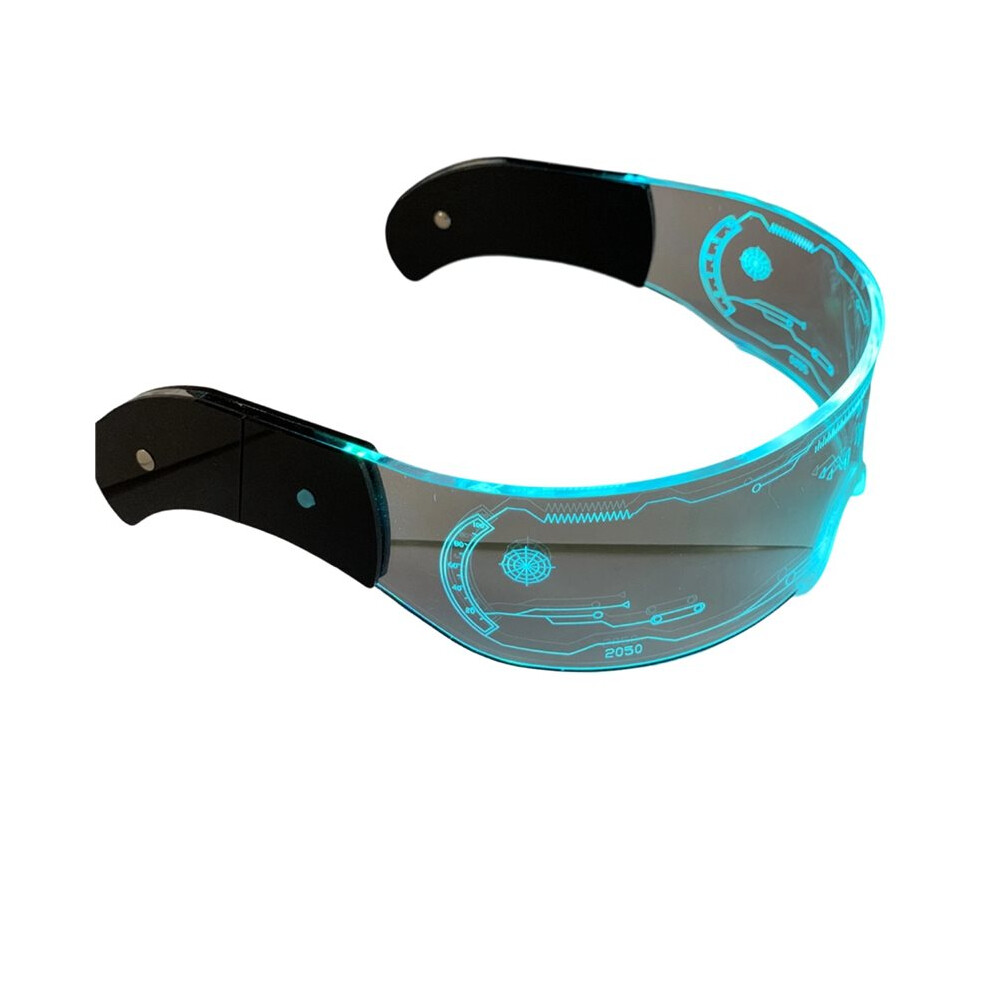 Led Glasses Glasses Technology Futuristic Glow Party Costume Sunglasses Nightclub Dj Dance Party Decor Light 6034142841522