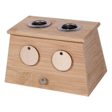 Moxibustion Box for Home Use - Dual Hole Moxa Stick Burner Moxa Roll Holder for Enhanced Immunity and Relaxation