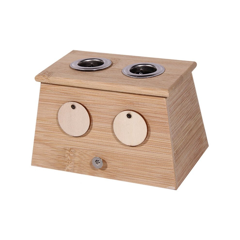 Moxibustion Box for Home Use - Dual Hole Moxa Stick Burner Moxa Roll Holder for Enhanced Immunity and Relaxation