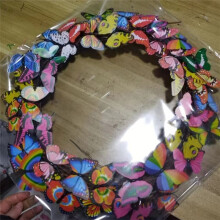 Easter Decorations, Front Door Wreath Butterfly Wall Decor Spring Summer Floral Wreaths for Indoor Outdoor Home Decor
