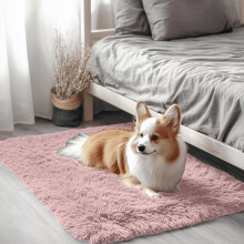 (Pink, 60 x 110 cm) Non-Slip Runner Rugs Bedroom Living Room Door Mats