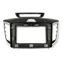 Einbaurahmen für Autoradio für IX25 Creta 2015-2018, 10,1 Zoll, 2-DIN, Armaturenbrett-Einbaurahmen-Set