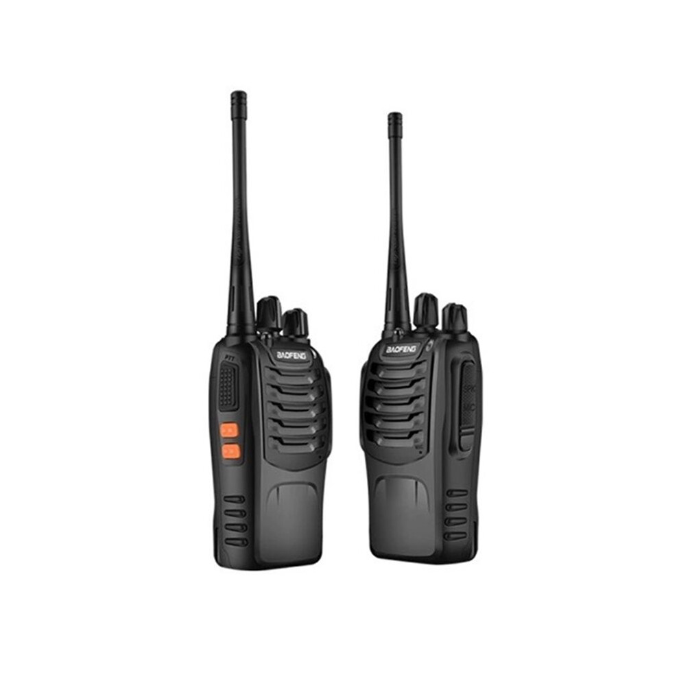 2Pcs Bf-888S Walkie Talkie Two-Way Radio Set Bf 888S Uhf 400-470Mhz 16Ch Walkie-Talkie Radios Transceiver 4714137191543