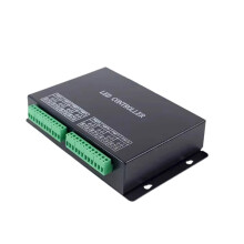 H801RC LED Full-Color Controller Low-Voltage Adapter Landscape Lighting 8-Port Separate Control EU PLUG