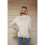 Damen Casual Langarm Pullover Loose Strick Solid Pullover Pullover Jumper Tops Hellgrau L 4
