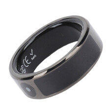 Touch-Smart-Ring 16 mAh 17,7 mm Schwarz Fitness-Tracker