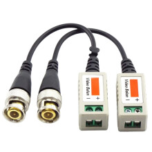 10 Pares (20 Unidades) de Balun de Vídeo UTP Trançado para CFTV com Transceptores Passivos e Cabo BNC Cat5