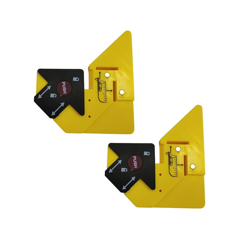 2X Trim Carpentry Aid,Trim45 Tool,45 Degree Miter Angle And Adjustable Spacing Guide,Measuring And Miter Marking 6031190034333