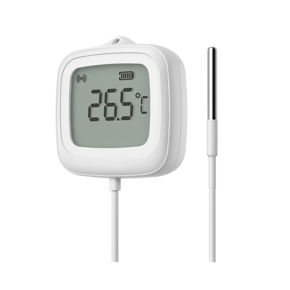 Snzb-02Ld Zigbee3.0 Lcd Thermometer With Probe Ip65 Waterproof For Fridge Pool Fish Tank Wine Cellar Via Zbbridge 4711930022173