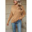 Women'S Casual Long Sleeve Sweaters Loose Knit Solid Pullover Sweater Jumper Tops  M 2