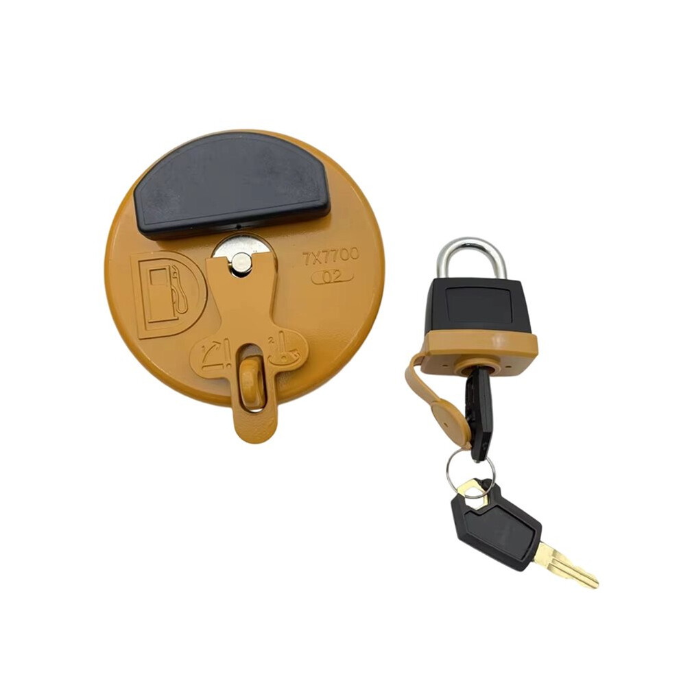 For Cat 320C 320D 321C 320B Excavator Bonnet Hot Pin 7X7700 246-2641 5P8500 Tank Cap Padlock 4714120656424