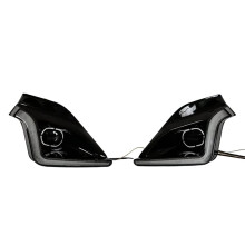 Car LED Daytime Running Light Front Fog Light Turn Signals Light Dual Color Lights for  Hilux GR Sport 2023-2026