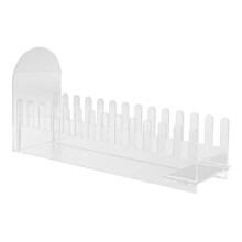 Multi-Slot Acrylic Greeting Card Display Stand Clear Postcard Holder Display Rack for Stores and Desktop