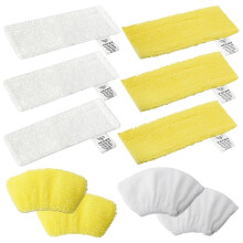 10PCS Microfiber Cloths for Easyfix SC2 SC3 SC4 SC5 Steam Cleaners Parts Floor Nozzle Cleaning Cloths Covers