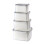 4-Pack Large Fruit Containers for Fridge - Leakproof Storage with Colander for Produce 1