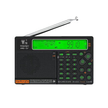 Hanrongda HRD-757+W3 Radio Fm All-Band Radio Fm Ips Screen with Card Aux in Plays Emergency Receiver B