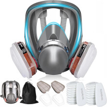 Full Face Respirator Reusable,Organic Respirator for Particulate Filter, Protection for Painting,Machine Polishing