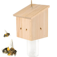 Herbruikbare, Natuurlijke Houten Bijenval voor Buiten, Niet-Giftig, Hangende Bijenval voor Tuin, Terras en Ongediertebestrijding Buitenshuis