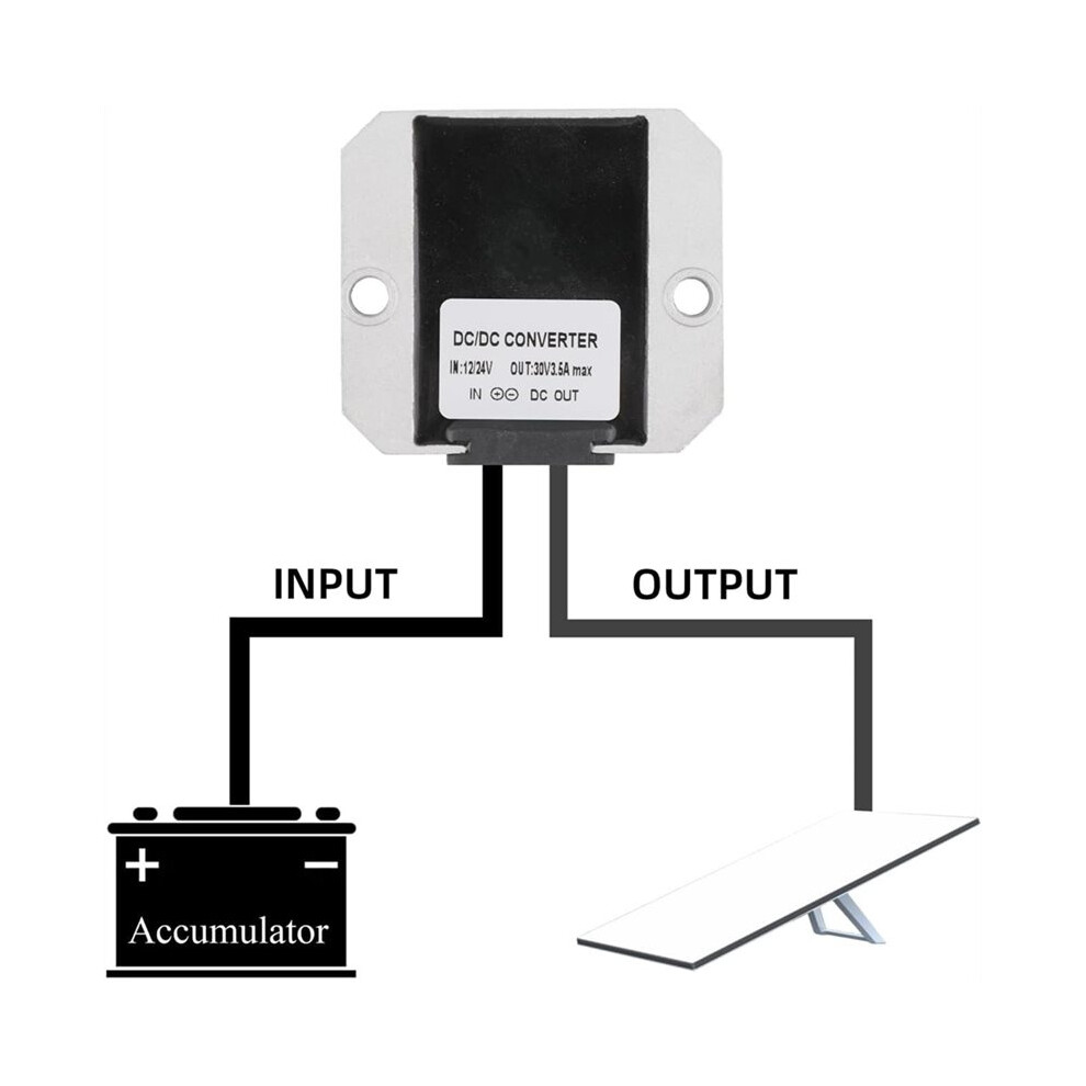 12V Power Adapter For Starlink ,Waterproof 12V To 30V Step- Converter With Cigarette Lighter Plug & Cable 4713713342317