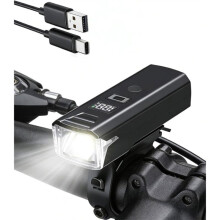 Bike Lights for Night Riding, USB-C Rechargeable Bicycle Lights Bright Headlight 5 Lighting Modes for Cyclists