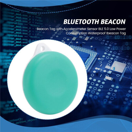 Beacon Tag with Accelerometer Sensor BLE 5.0 Low Power Consumption Waterproof Ibeacon Tag 1